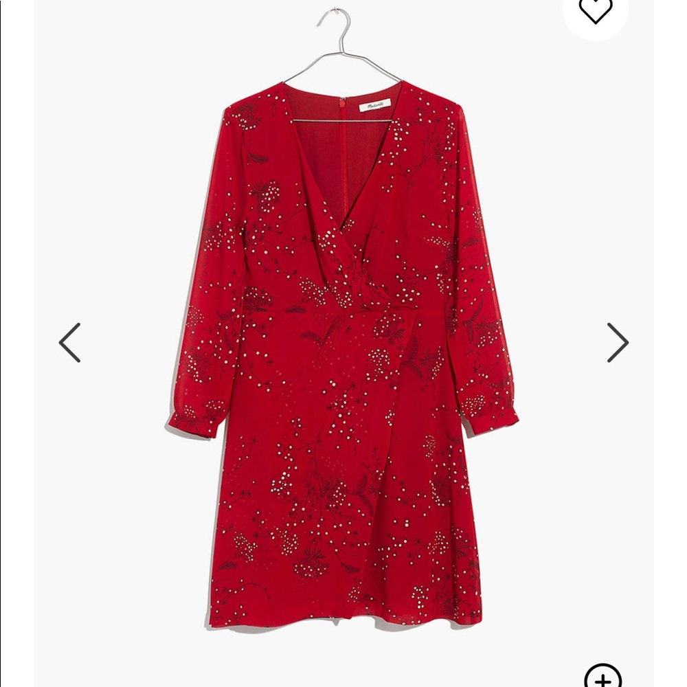 NWT Madewell Hazelwood front wrap mini dress - Picture 3 of 8